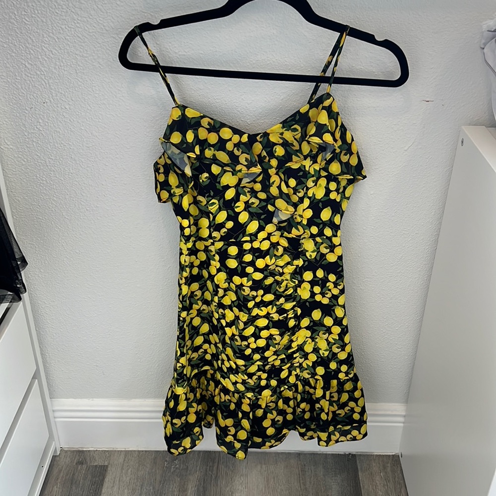 NWT PARKER NY lemon Dress